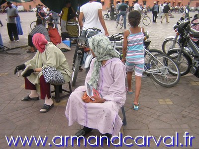 Le henn place Jemaa el Fna