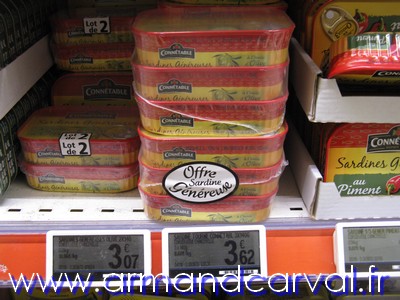 Conserves de sardines
