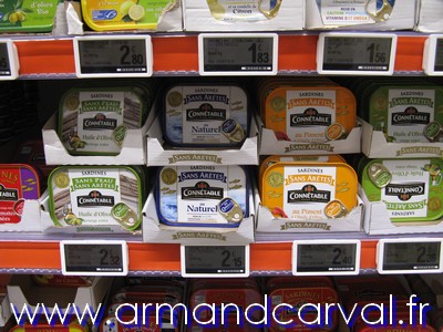 Conserves de sardines