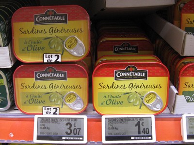 Conserves de sardines