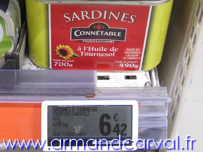Conserves de sardines