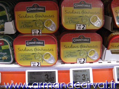 Conserves de sardines